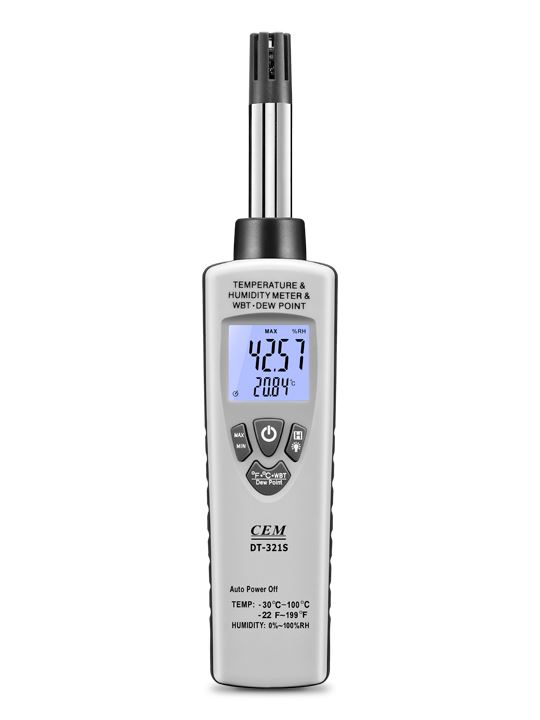 termohigrometro medidor de temperatura y humedad dt321s