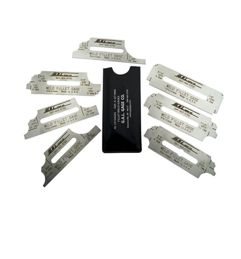 Medidor De Soldadura De Filete Fillet Weld Gauge Set De Piezas